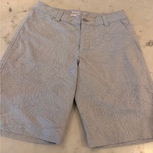 Nike Golf Boys Dri-Fit Gray Patterned Shorts, size Small, like new